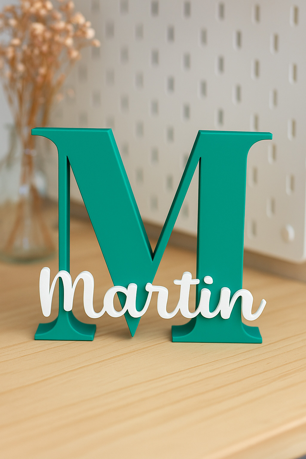 Nome em 3D para mesas